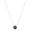 PICASSO AND CO PICASSO AND CO BUTTONS COLLECTION 18K ROSE GOLD DIAMOND NECKLACE