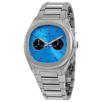 Picasso And Co Chairman Ii Chronograph Hand Wind Men's Watch Pwch2blss In Blue