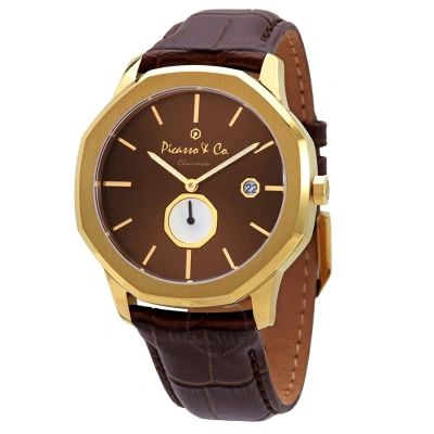 Picasso And Co Chairman Quartz Brown Dial Men's Watch Pwchbr001
