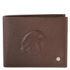 PICASSO AND CO PICASSO AND CO FALCON HEAD LEATHER WALLET- LIGHT BROWN