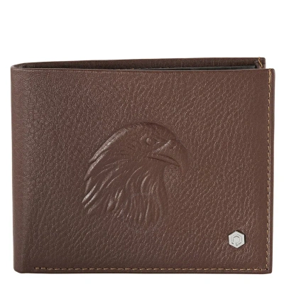 Picasso And Co Falcon Head Leather Wallet- Light Brown In Black