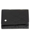 Picasso And Co Leather Wallet- Black In Black