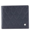 Picasso And Co Leather Wallet- Navy Blue In Blue
