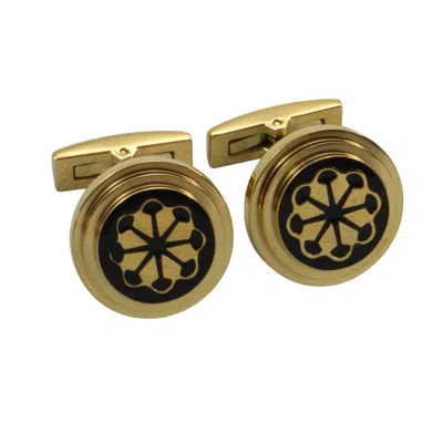 Picasso And Co Open Box -  Gold Plated Cufflinks