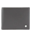 PICASSO AND CO PICASSO AND CO SLIM LEATHER WALLET- GREY
