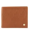Picasso And Co Slim Leather Wallet- Tan In Brown