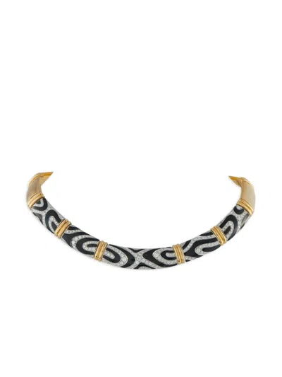 Pre-owned Picchiotti 18k Yellow Gold Diamond Necklace