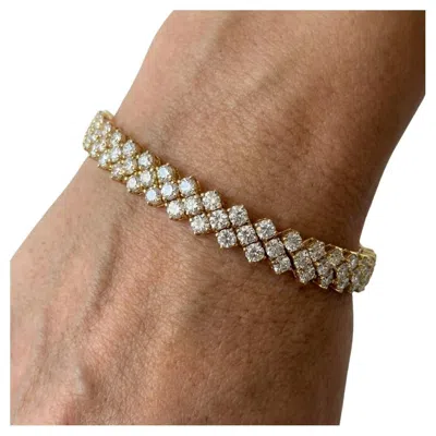 Pre-owned Picchiotti Diamond Bracelet – 18k Yellow Gold