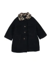 Piccola Ludo Toddler Girl Coat Midnight Blue Size 4 Polyamide, Polyester In Blue