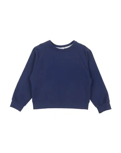 Piccola Ludo Babies'  Toddler Girl Sweatshirt Blue Size 4 Cotton, Elastane