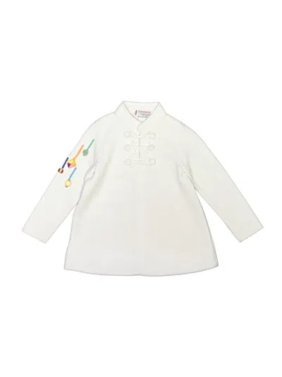 Pre-owned Piccolina Kids' Dress In White