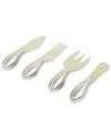 Picnic At Ascot 4pc Cheese Tool Set In Silver