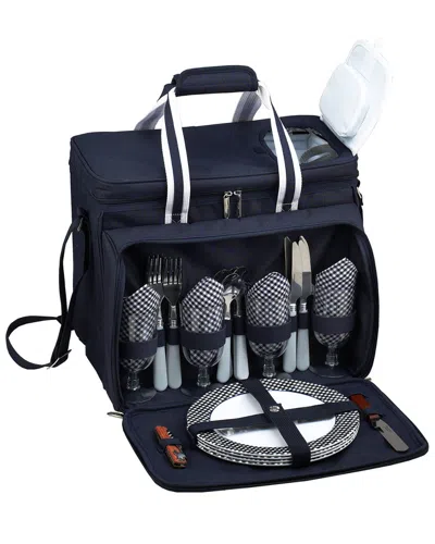 Picnic At Ascot Bold Picnic Cooler For 4 In Black