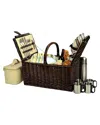Picnic At Ascot Buckingham Picnic Basket For 4 With Coffee Set
