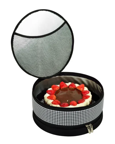 Picnic At Ascot Cake Carrier In Black