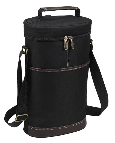 Picnic At Ascot Classic Two Bottle Wine Cooler In Black