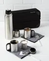 Picnic At Ascot Coffee Tote Gift Set In Silver