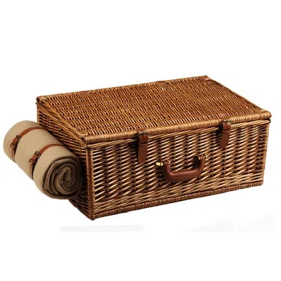 Picnic At Ascot Dorset Basket For Four With Blanket In London In London Plaid