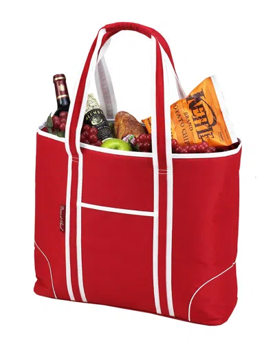 Picnic At Ascot Extralarge Insulated Cooler Tote In Red
