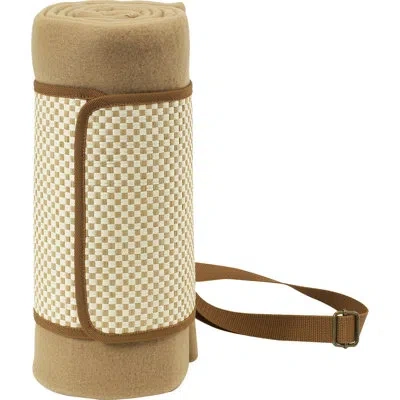 Picnic At Ascot Fleece Blanket In Brown;gold;tan
