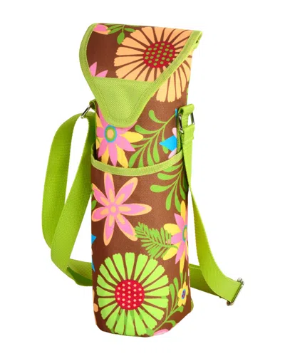 Picnic At Ascot Floral Single Bottle Carrier