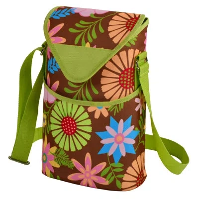 Picnic At Ascot Floral Wine/water Bottle Tote Bag