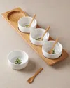 Picnic At Ascot Four Bowl Serving Platter In Multicolor