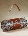 Picnic At Ascot Giraffe Wine Carrier & Purse In Multicolor
