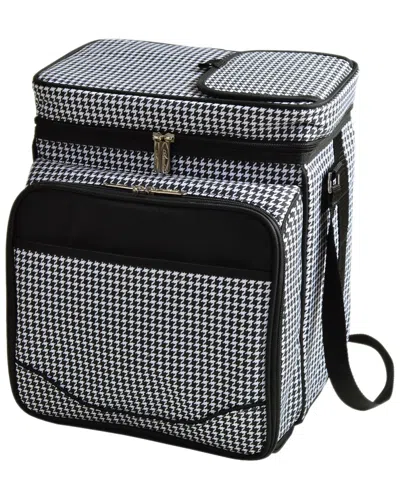 Picnic At Ascot Houndstooth Picnic Cooler For Two In Blue