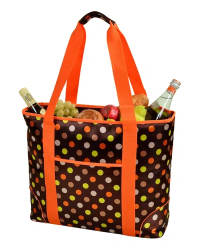 Picnic At Ascot Large Cooler Tote In Orange