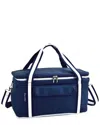 Picnic At Ascot Navy & White Hybrid Cooler