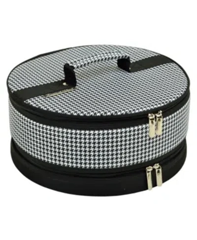 Picnic At Ascot Pie, Cake, Salad Carrier 12" Diameter In White