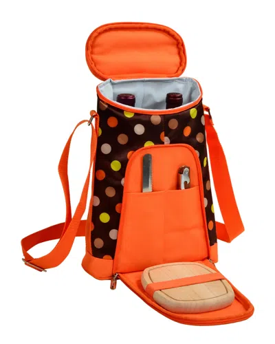 Picnic At Ascot Travel Cooler With Cheese Set In Orange