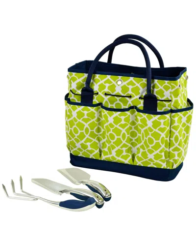 Picnic At Ascot Trellis Gardening Tool Set In Green