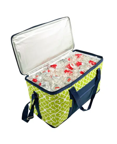 Picnic At Ascot Ultimate 36 Quart Hybrid Semi-rigid Folding Cooler -leak Proof In Green