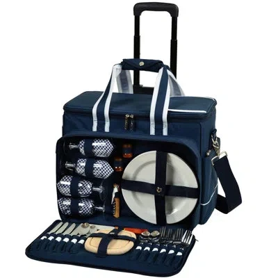Picnic At Ascot Ultimate Insulated Picnic Rolling Cooler In Naa