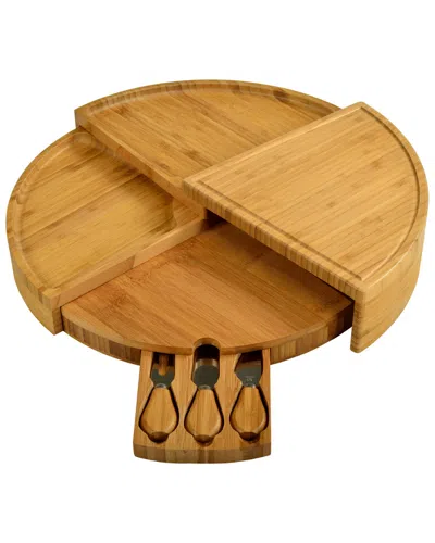 Picnic At Ascot Vienna Transforming Cheese Board In Brown