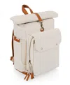 Picnic Time 20 Liter Carmel Roll Top Picnic Backpack Cooler In Tan