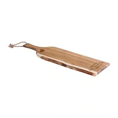 Picnic Time Artisan Plank-cinderella Wood Cheese Board In Brown
