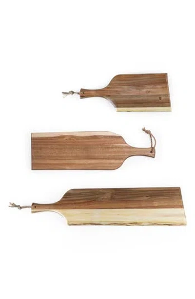 Picnic Time Artisan Serving Planks In Brown