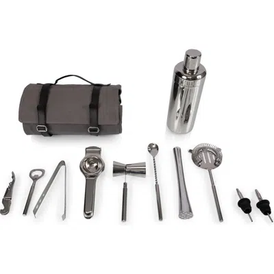 Picnic Time Barkeep Roll Up 12-piece Bar Tool Set