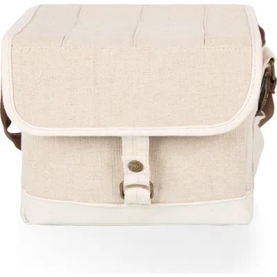 Picnic Time Beer Caddy Cooler Tote With Opener In Pink