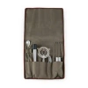Picnic Time Legacy By  10-piece Bar Tool Roll Up Kit In Grey