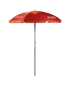 Picnic Time Oniva By  Coca-cola 5.5 Ft. Portable Beach Umbrella In Red