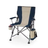 Picnic Time By  Navy Outlander Folding Camp Chair With Cooler In Navy