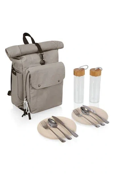 Picnic Time Carmel Picnic Backpack In Gray