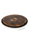 Picnic Time 's Mickey Mouse Lazy Susan Serving Tray In Brown