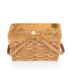 Picnic Time Disney Winnie The Pooh Poppy Picnic Lunch Basket In Beige
