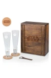 Picnic Time Glass Beverage Set In Brown