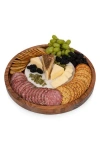 Picnic Time Isla Serving Platter In Brown